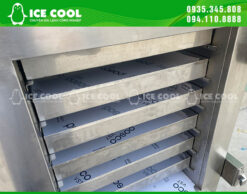 Khay cấp đông được làm bằng inox 304 đảm bảo vệ sinh