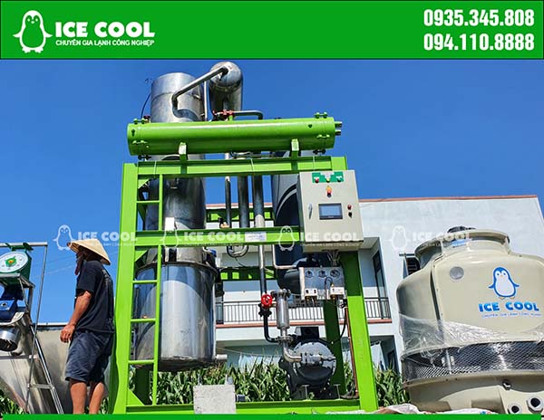Máy làm đá cà phê 1 tấn ICECOOL chất lượng cao Máy làm đá cà phê 1 tấn ICECOOL chất lượng cao
