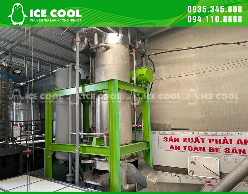 Máy làm đá cà phê 20 tấn được vận chuyển tại Cần Thơ