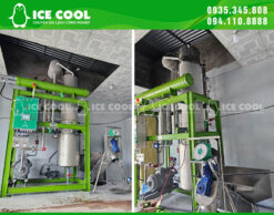 Máy làm đá cà phê 5 tấn ra đá vượt công suất, ra đá nhanh 5 tấn đá trong 1 giờ đồng hồ