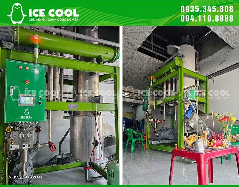 Việc sử dụng máy ICE COOL có hệ thống cảnh báo tự động giúp giảm hơn 80% số lần dừng máy không mong muốn