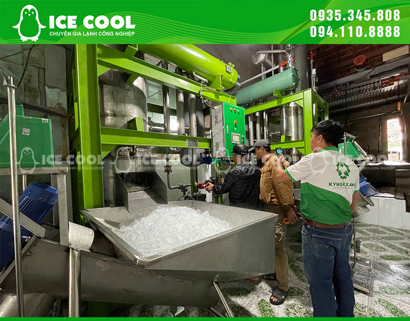 Máy được lắp đặt nhanh chóng, tận nơi và đưa vào hoạt động ổn định