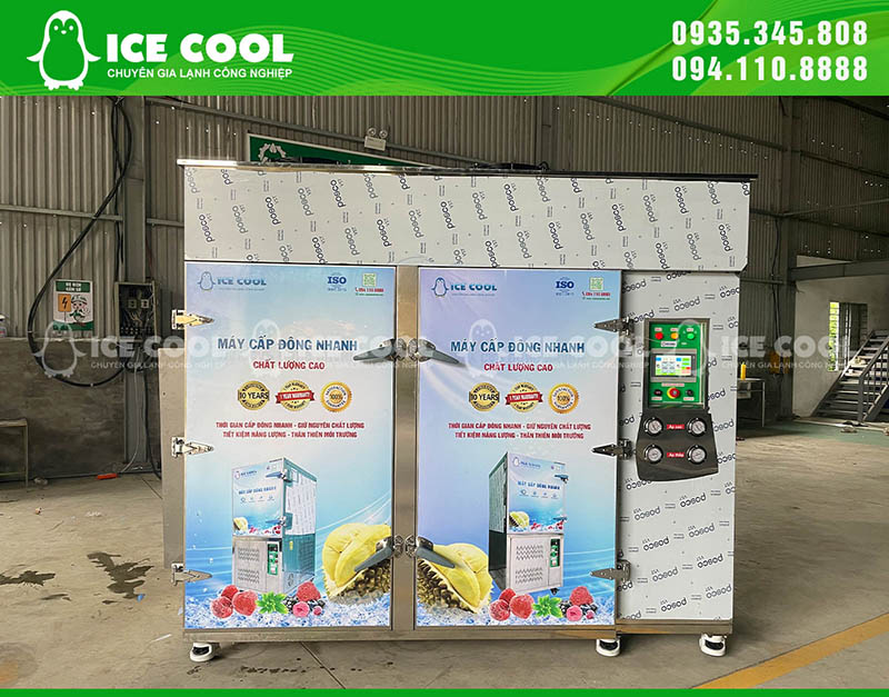 Máy cấp đông nhanh ICE COOL 24 khay chất lượng cao