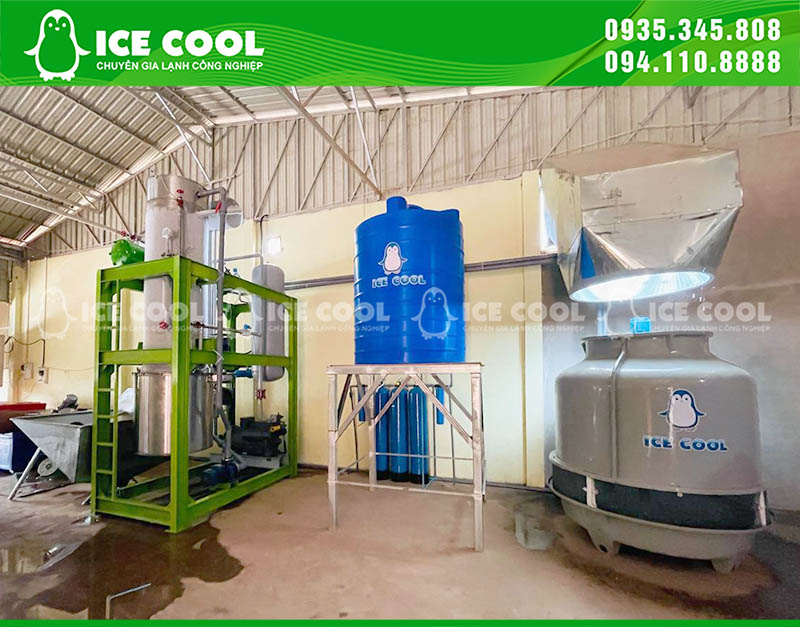 Bồn nước dự trữ giúp xưởng chủ động hơn khi nguồn cấp bị gián đoạn, hạn chế ảnh hưởng đến lịch sản xuất đã lên.
