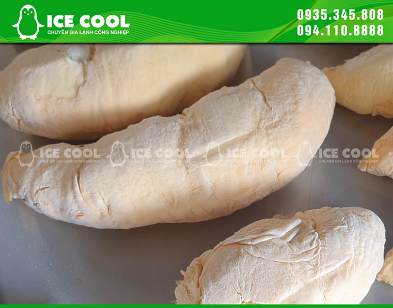 Sầu riêng cấp đông vẫn giữ nguyên mùi thơm đặc trưng