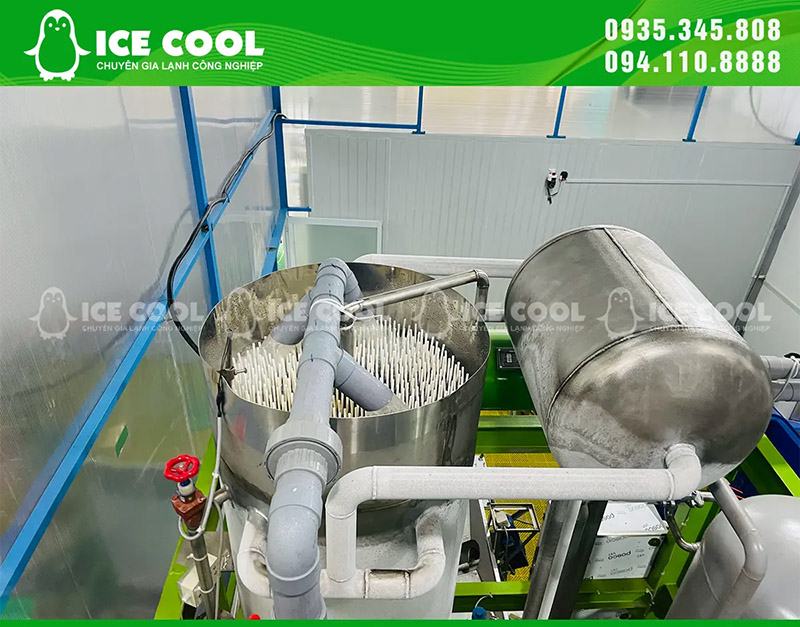 Mực nước trong cối đá phải đủ